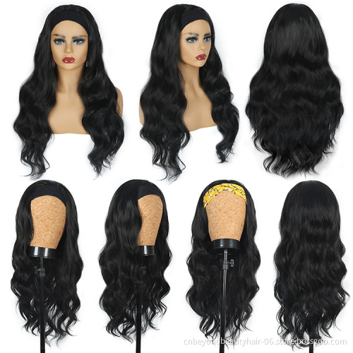 Wholesale price headband wigs Synthetic hair,hair wig with headband,headband wigs for black women
